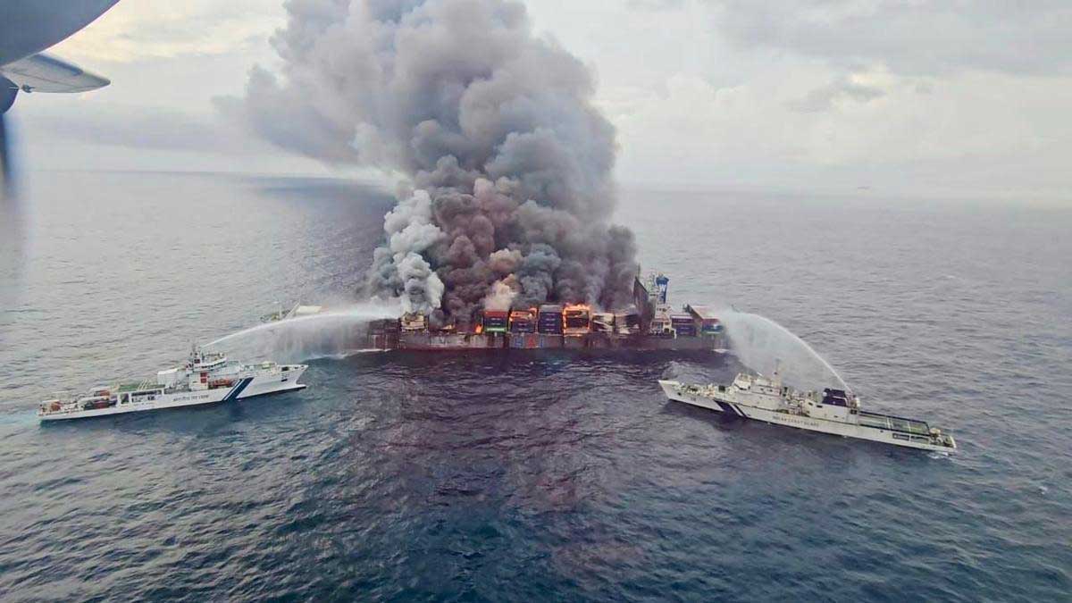 Explosion in Singapore-flagged ship near Kerala