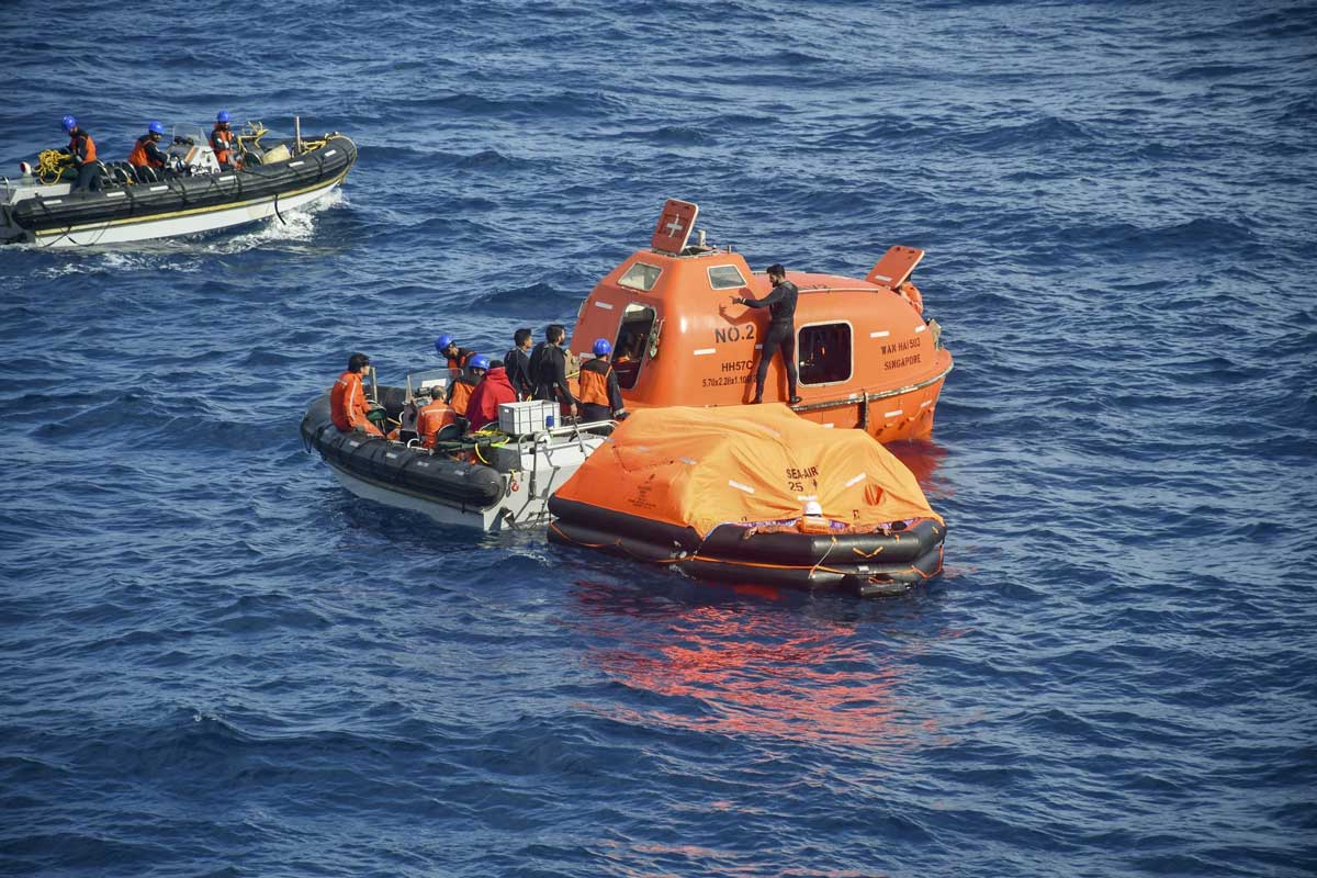 Explosion in Singapore-flagged ship near Kerala