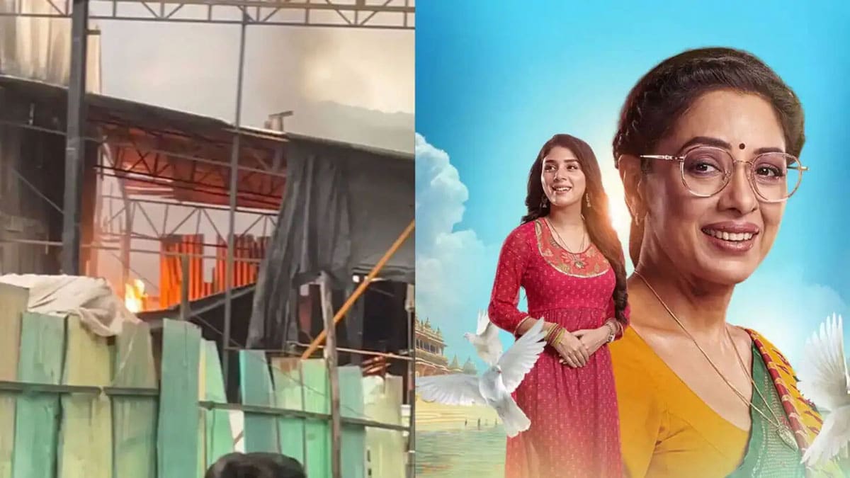 Fire broke out on the set of 'Anupama' in Mumbai Film City