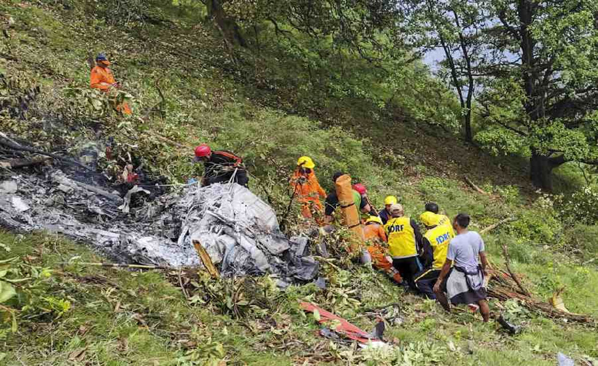 Helicopter returning from Kedarnath crashes, seven devotees killed