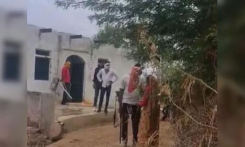 Four people fired bullets in the air in MP, attacked a Dalit family