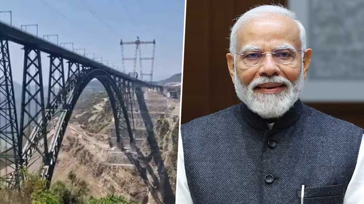 PM Modi will inaugurate rail link project in J&K