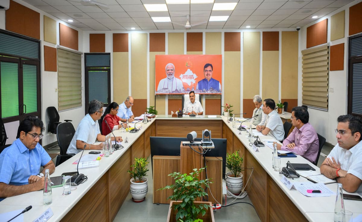 CM Bhajanlal held a high level meeting in Jaipur, said public service is the top priority