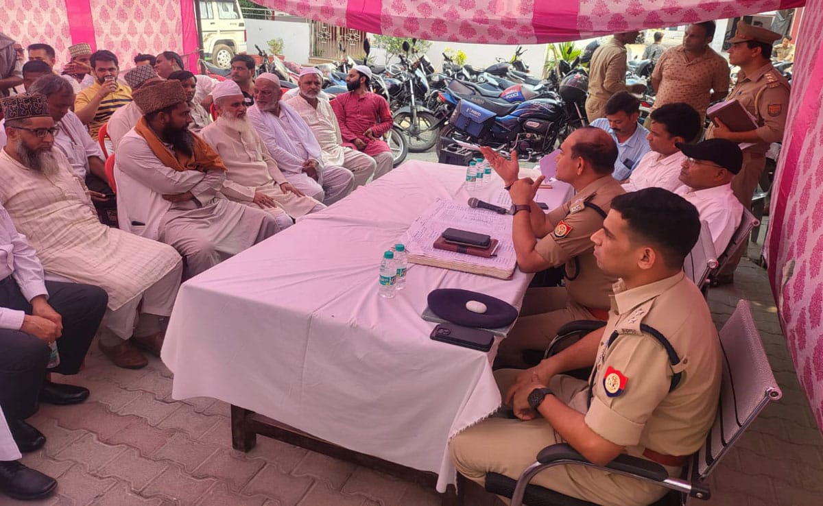 Peace committee meeting held in Sambhal regarding Eid-ul-Azha