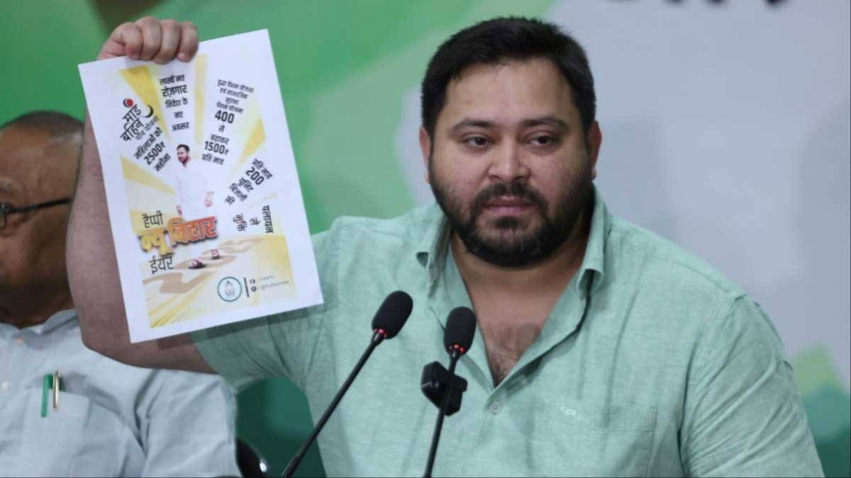 Tejashwi Yadav attacks BJP