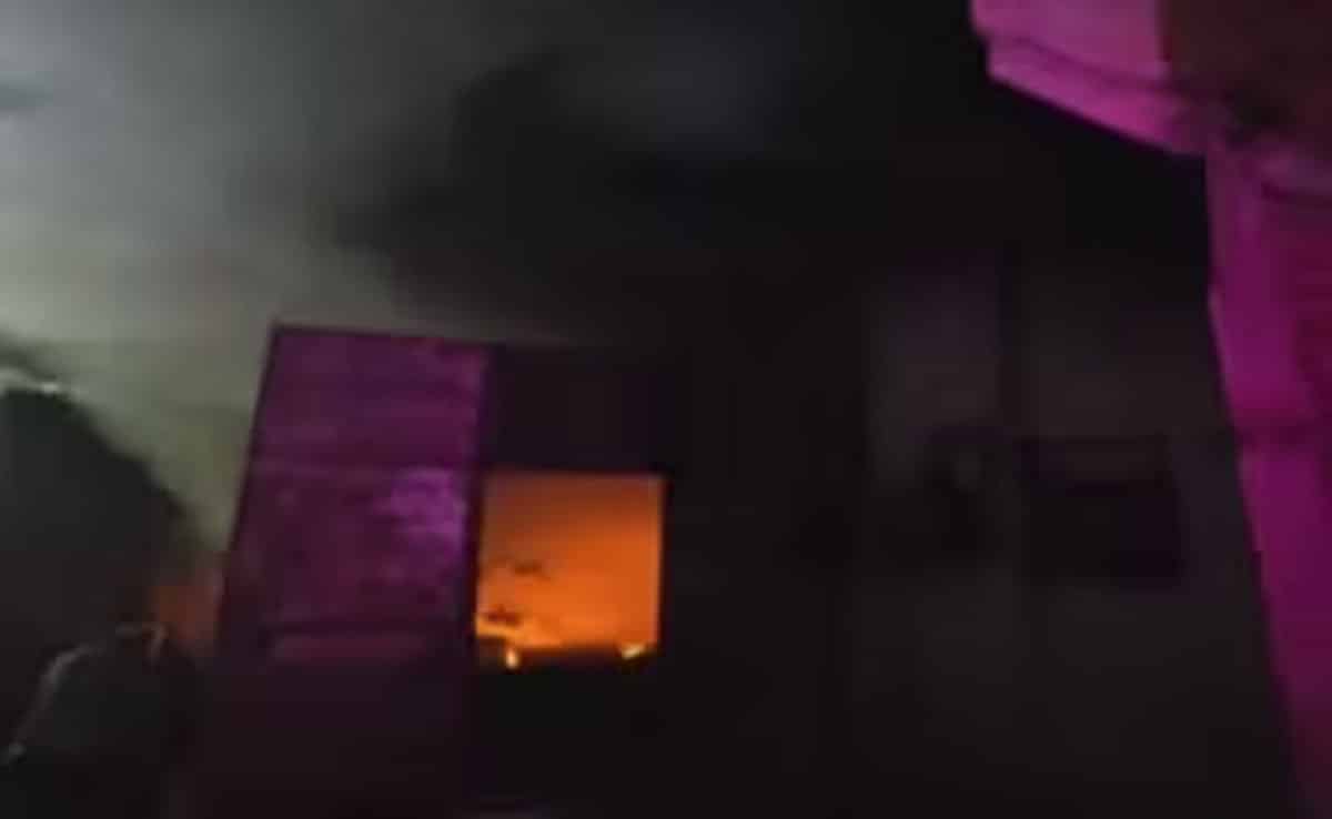 Delhi: Massive fire breaks out in a factory near Rithala metro station, three dead