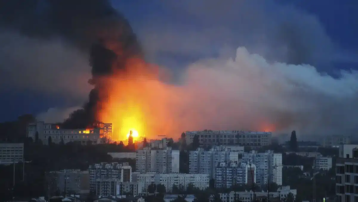 Russian drone attacks in Ukraine: Massive devastation in Kharkiv, 3 killed, 64 injured