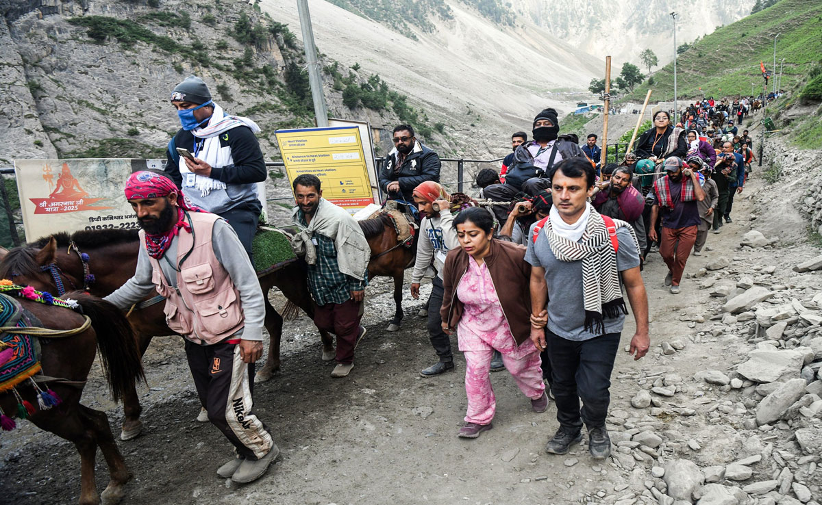 Amarnath Yatra postponed due to heavy rains in Jammu-Kashmir