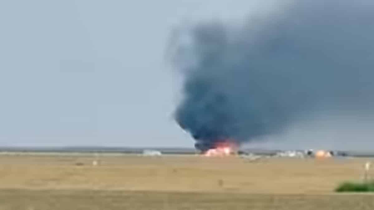 US Navy's F-35 Fighter Jet crashes near Lemoore Air Station in California