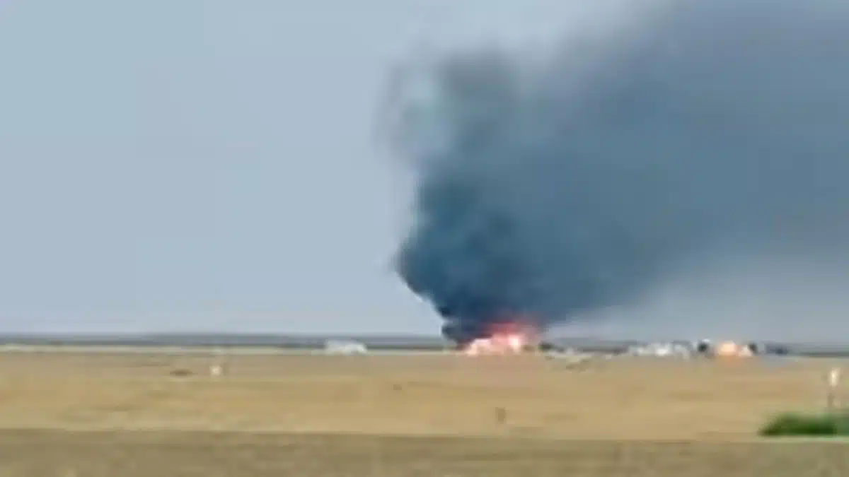 US Navy's F-35 Fighter Jet crashes near Lemoore Air Station in California