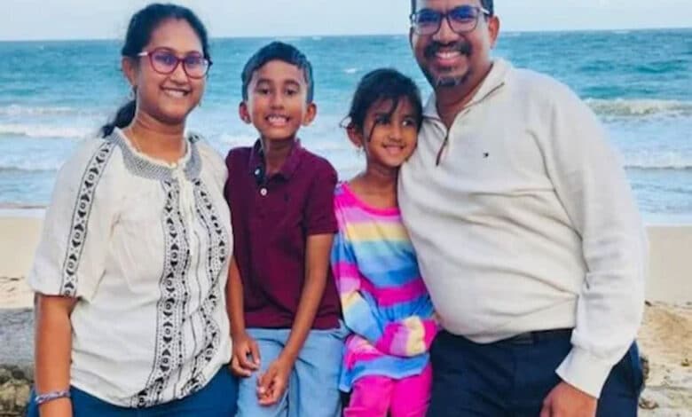 Four members of an Indian family holidaying in the US burned to death in a car accident