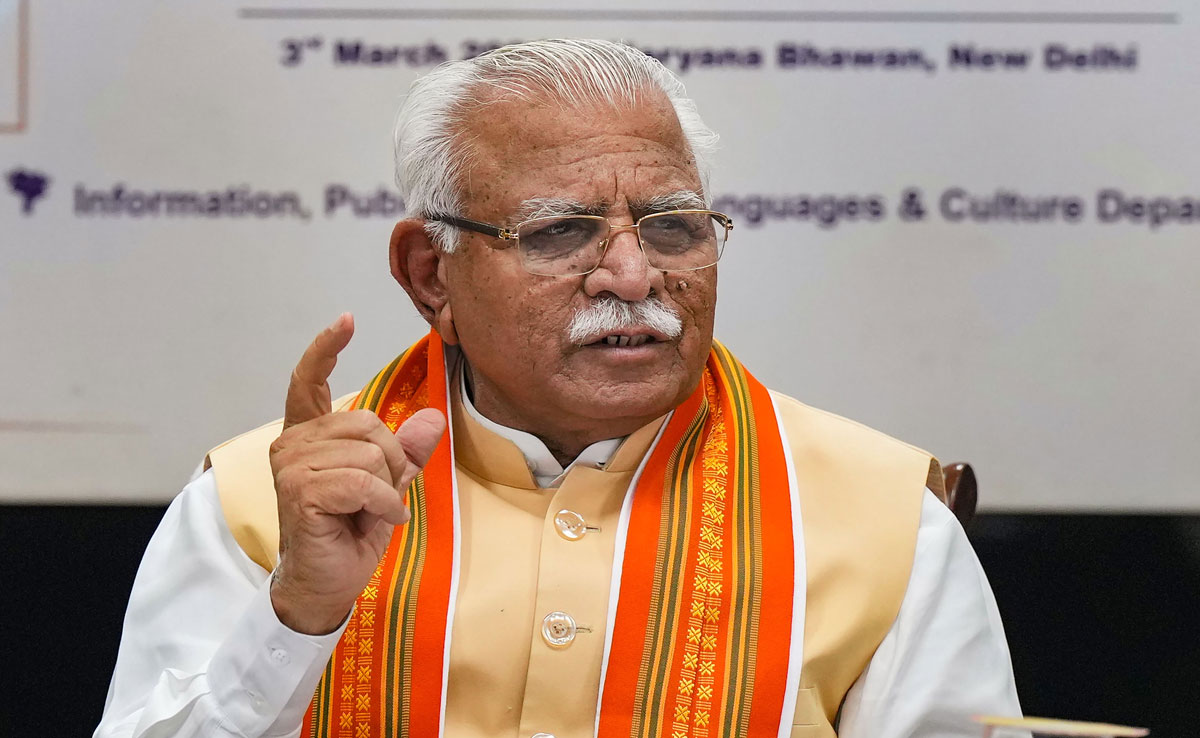 BJP President or Vice President... which post are you interested in? Know what Union Minister Manohar Lal Khattar replied