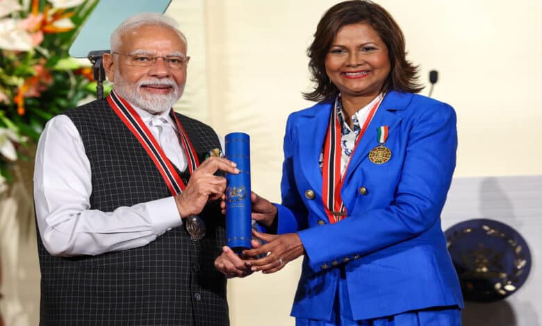 PM Modi received Trinidad and Tobago's highest civilian honor