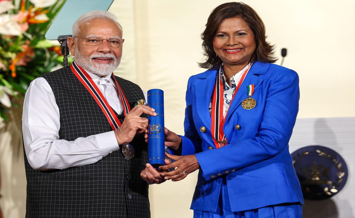 PM Modi received Trinidad and Tobago's highest civilian honor