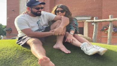 Rohit Sharma was spotted enjoying holidays in London
