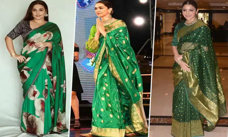 These green sarees are perfect for Hariyali Teej 2025