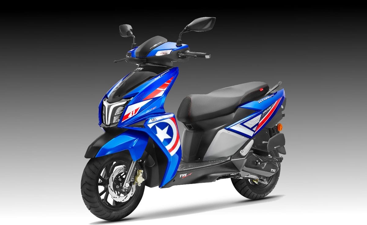 New TVS Ntorq 125 Captain America Edition launched in India, priced at Rs 98,117