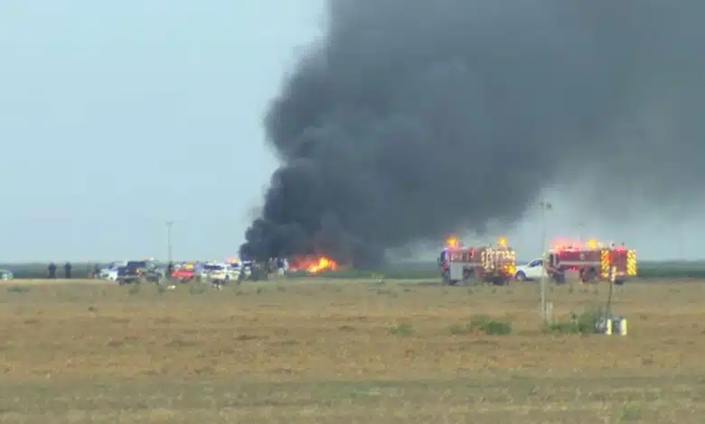 US Navy's F-35 Fighter Jet crashes near Lemoore Air Station in California