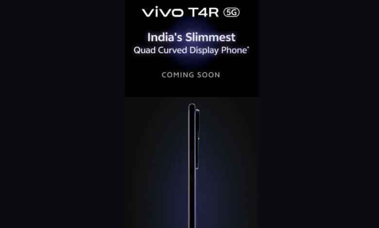 Vivo T4R 5G to launch in India soon; Design revealed