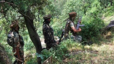 3 terrorists killed in an encounter with security forces in Dachigam, Srinagar