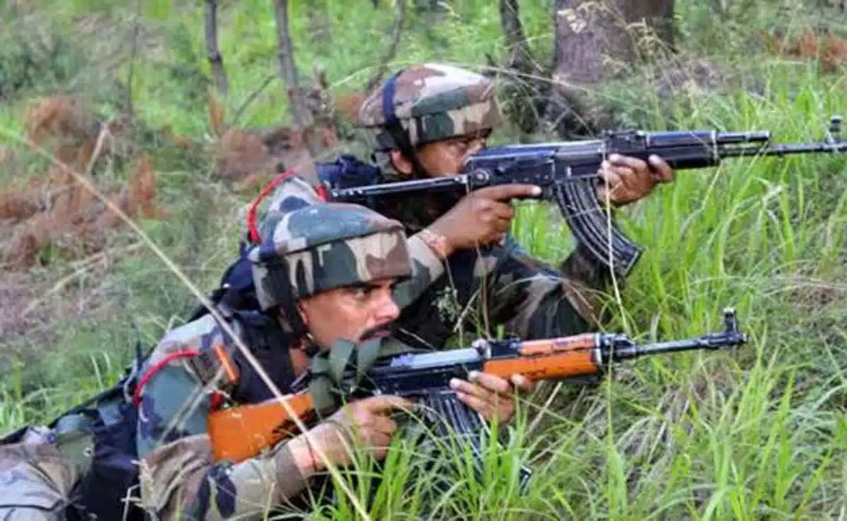 3 terrorists killed in an encounter with security forces in Dachigam, Srinagar