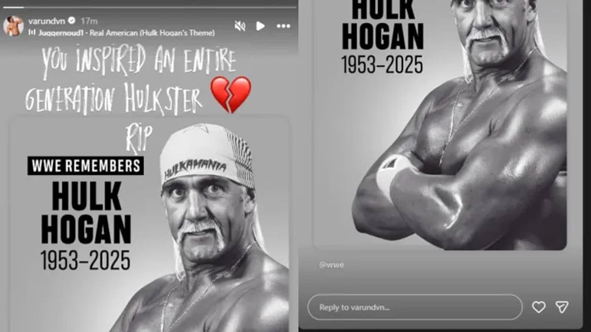 WWE legend Hulk Hogan dies at the age of 71, Varun Dhawan pays emotional tribute