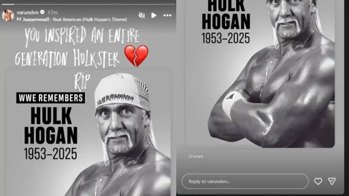 WWE legend Hulk Hogan dies at the age of 71, Varun Dhawan pays emotional tribute