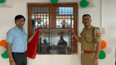 Sambhal: District Magistrate and Superintendent of Police inaugurated the new post by cutting the ribbon