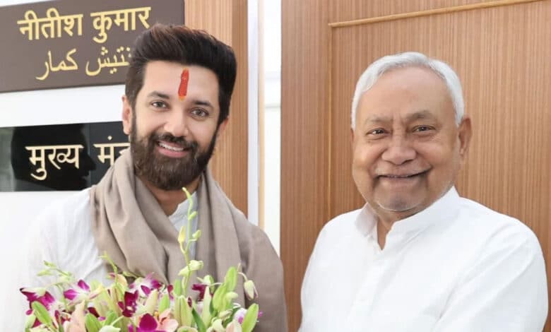 BJP upset with Chirag Paswan's comment on Nitish Kumar, plans to hold talks soon: Sources
