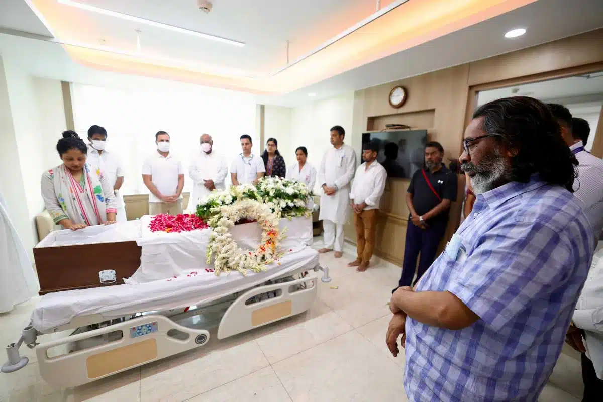 Congress postponed protest rally on the death of Shibu Soren