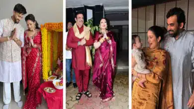 Ganesh Chaturthi 2025: Bollywood and TV stars welcomed Bappa with pomp, see photos