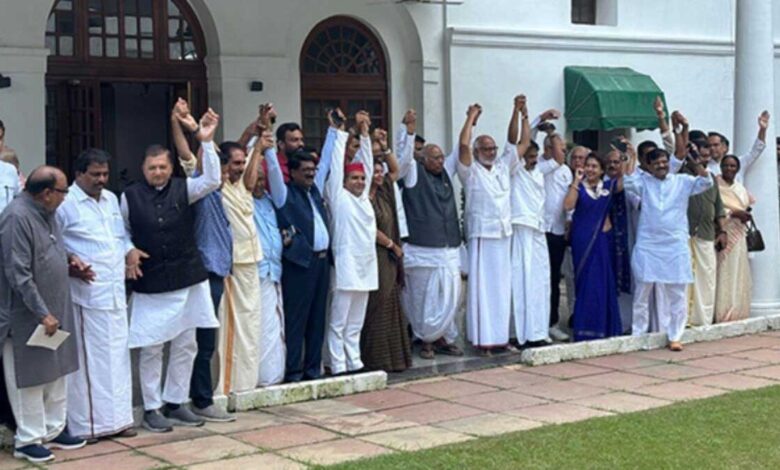 India Bloc chose B Sudarshan Reddy as candidate for Vice Presidential election