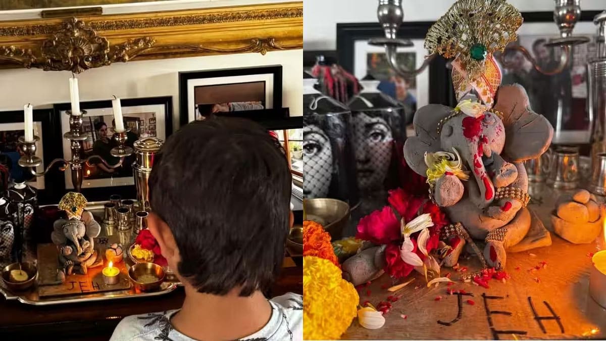 Ganesh Chaturthi 2025: Bollywood and TV stars welcomed Bappa with pomp, see photos