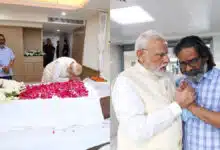 PM Modi paid tribute to Shibu Soren at Ganga Ram Hospital, expressed condolences to his family