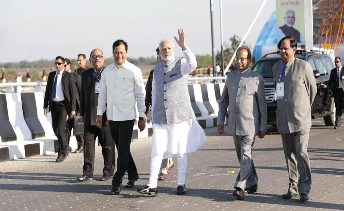 PM Modi inaugurated India's widest bridge in Bihar