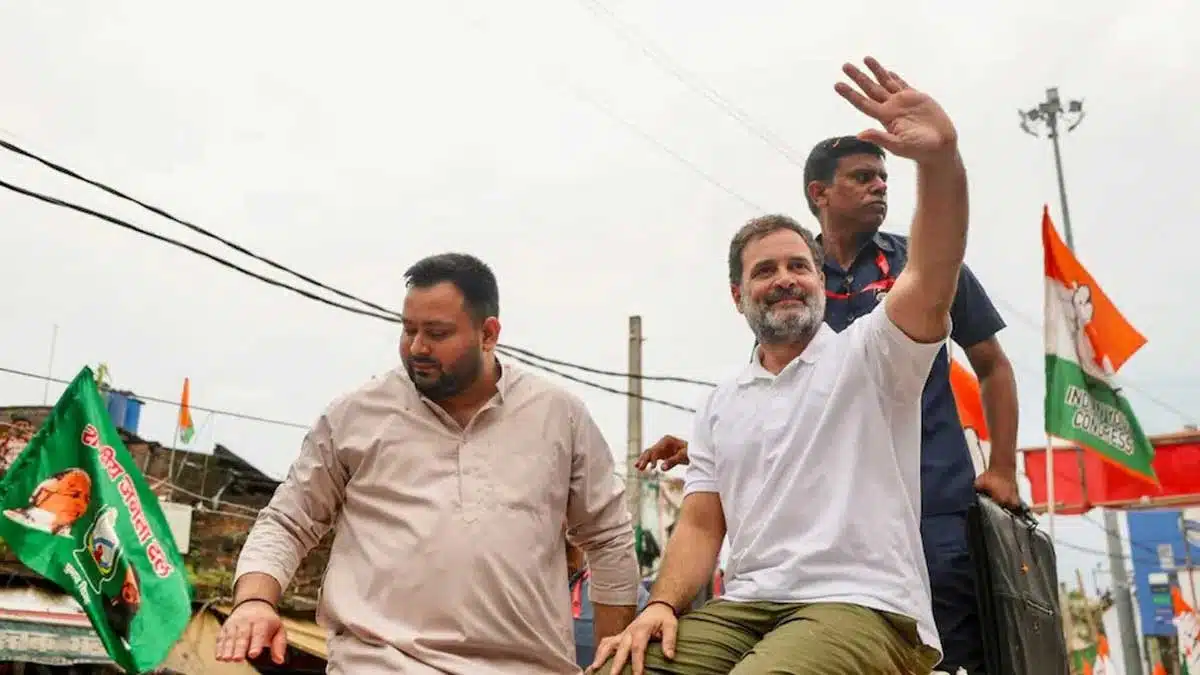 Ravi Shankar Prasad criticized Congress' 'Voter Rights Yatra'