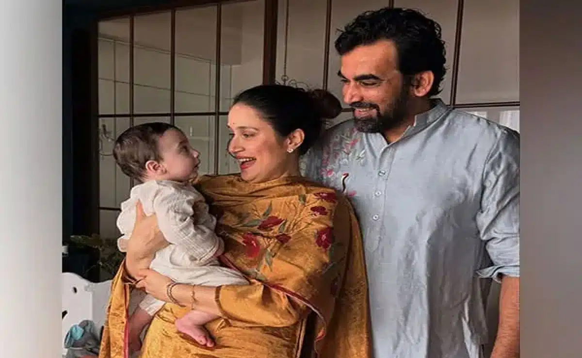 Sagarika Ghatge, Zaheer Khan's son's first Ganesh Chaturthi