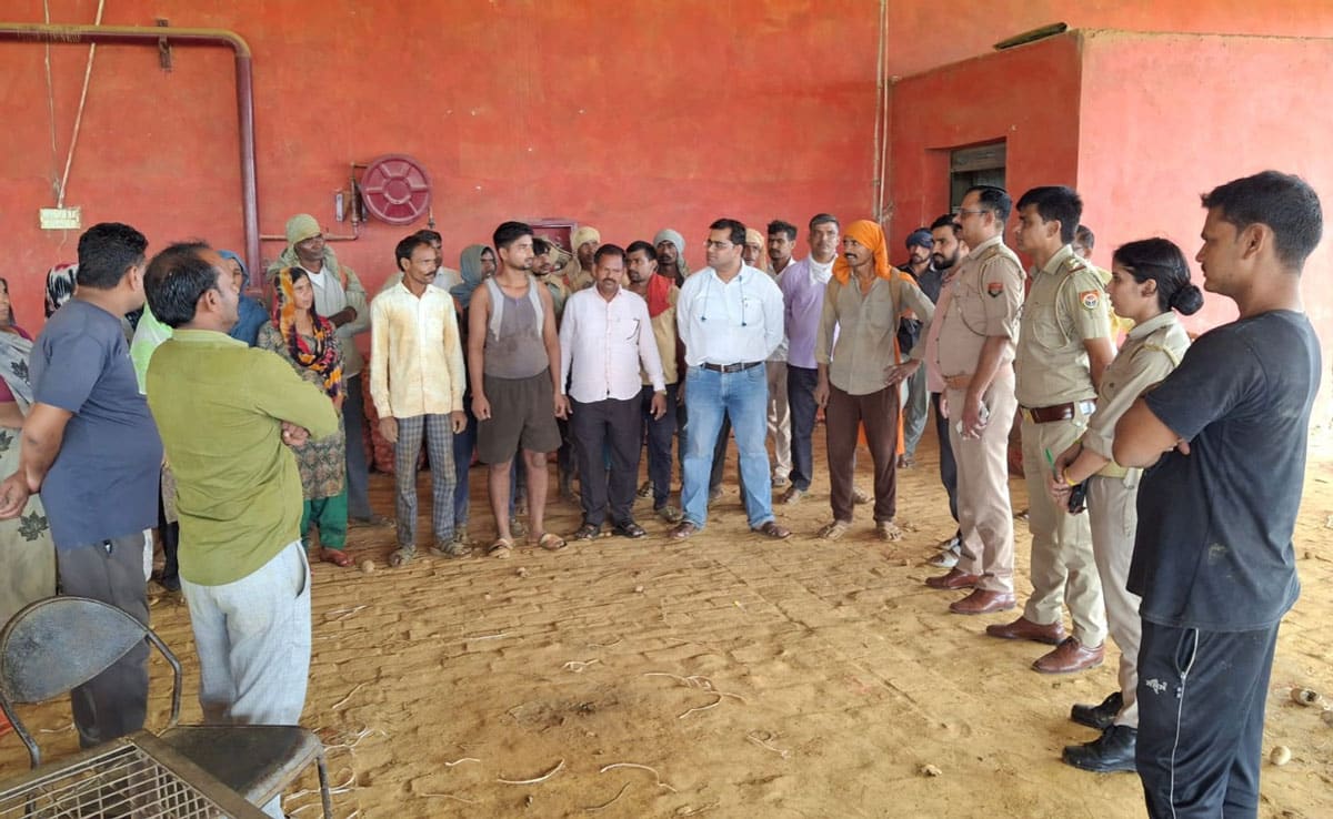 Sambhal: AHT team gave strict instructions to stop child labor