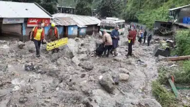 Cloud burst in Dharali of Uttarkashi, many people missing