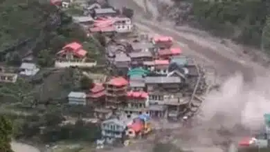 Uttarkashi Cloudburst: 10 people died due to flash floods, buildings washed away in Dharali