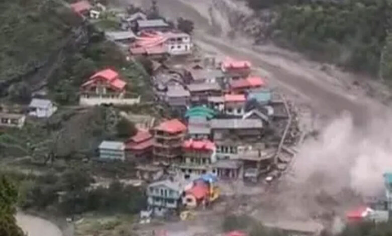 Uttarkashi Cloudburst: 10 people died due to flash floods, buildings washed away in Dharali