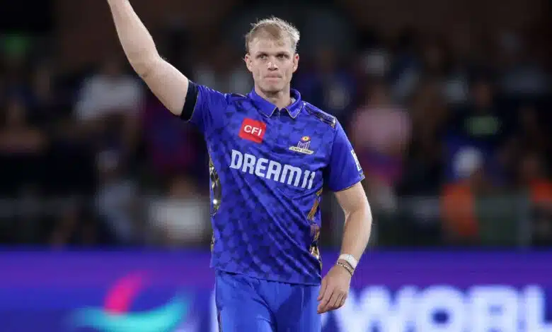 Corbin Bosch fined for breaking rules in the second T20