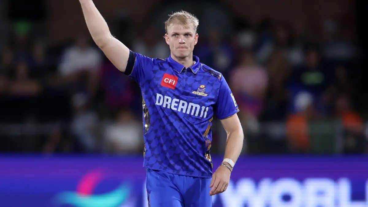 Corbin Bosch fined for breaking rules in the second T20