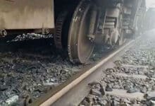 Train derailment incident in Pakistan's Punjab