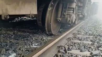 Train derailment incident in Pakistan's Punjab