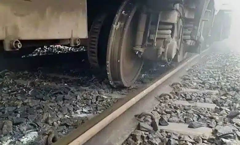Train derailment incident in Pakistan's Punjab