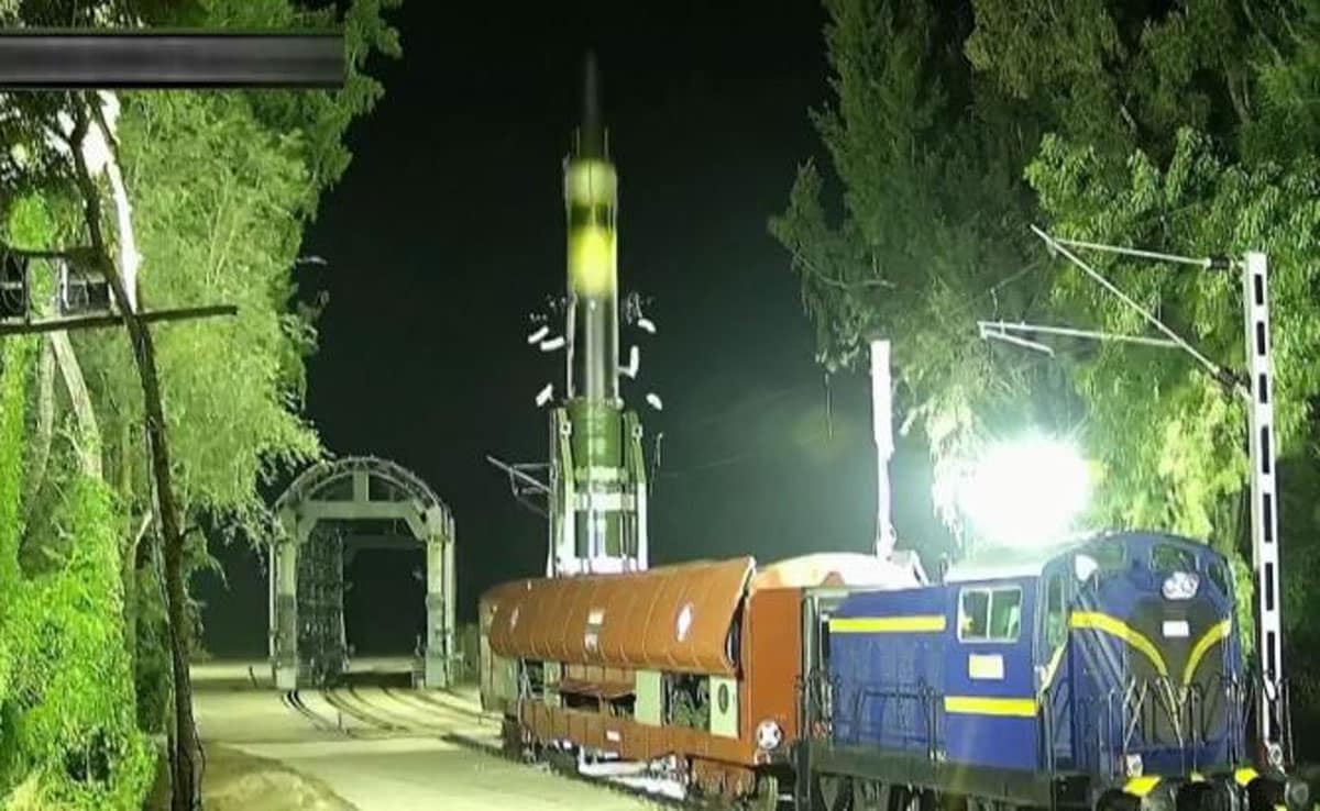 India successfully test-fires Agni-Prime missile from rail-based mobile launcher