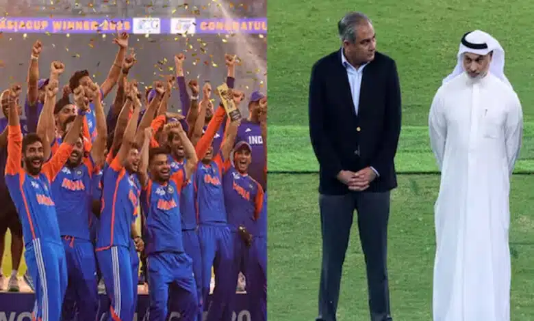 Where did Mohsin Naqvi go with the Asia Cup trophy after the India-Pakistan final?