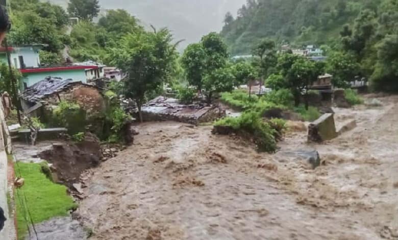 7 people missing, 6 houses washed away due to cloudburst in Chamoli, Uttarakhand