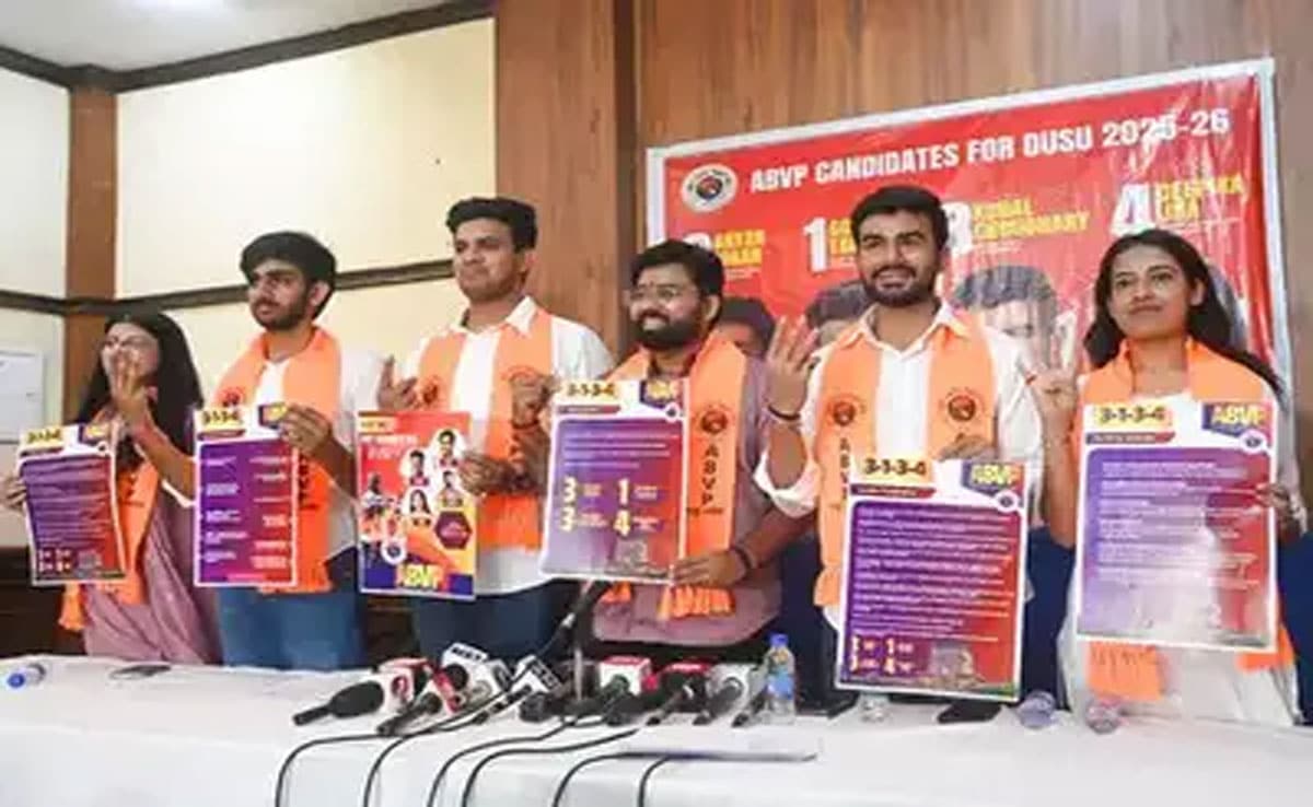 DUSU Election Results 2025: ABVP's Aryan Mann wins DUSU President post; know about him